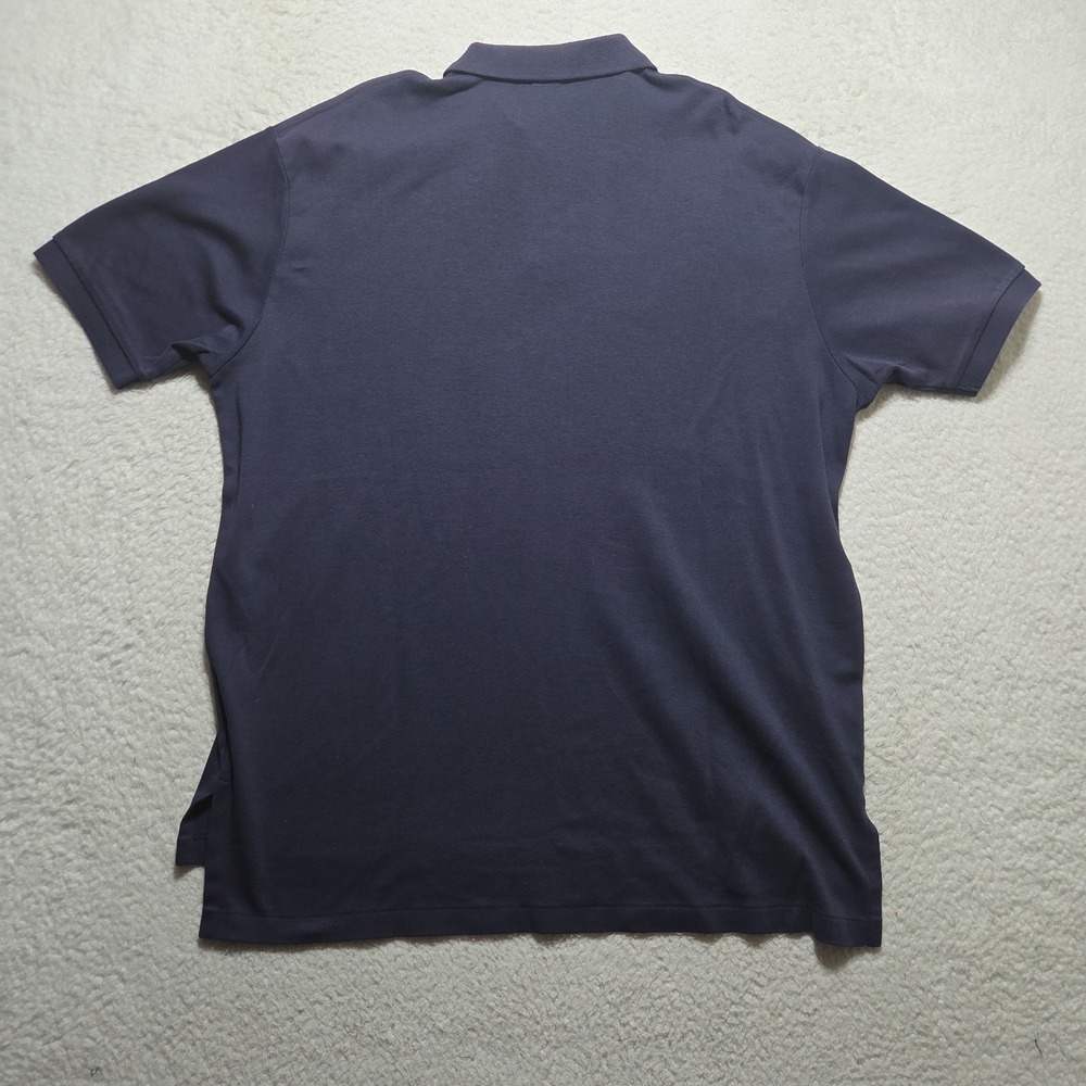 Vintage‎ 90s Polo Ralph Lauren Polo Shirt Mens XL Blue Short Sleeve Soft Cotton - Picture 5 of 6